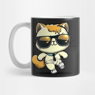 Copy of Cute ginger cat wearing sunglasses Mug